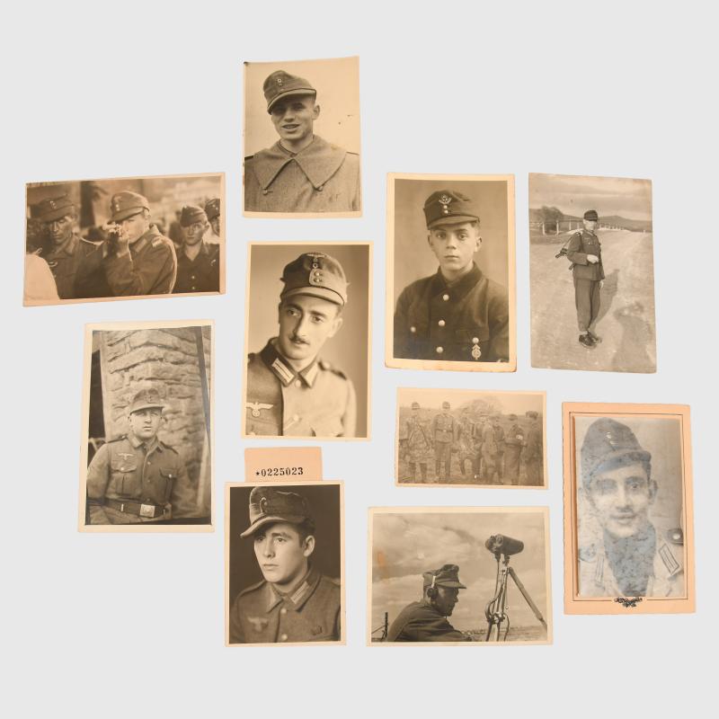 GERMAN WWII 10 M.43 CAP IMAGES.