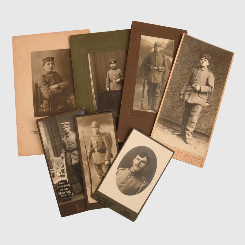 GERMAN WWI 7 IMPERIAL PHOTOGRAPHS.