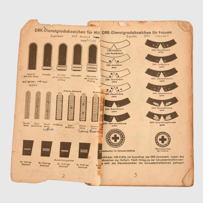 GERMAN WWII DIARY SECTION.