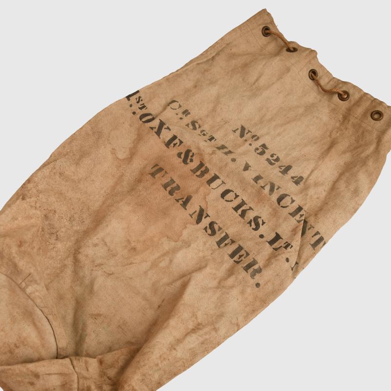 BRITISH WWI KIT BAG.