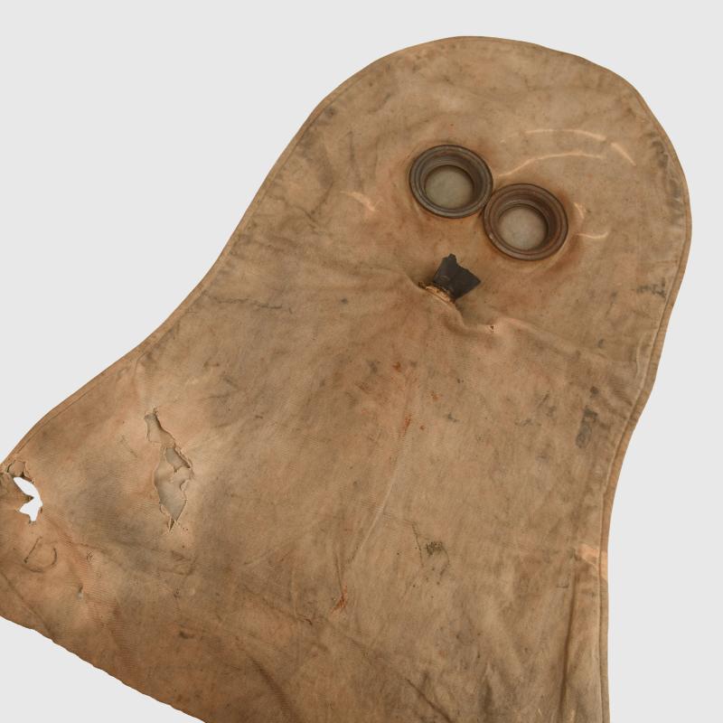 BRITISH WWI PH HELMET.