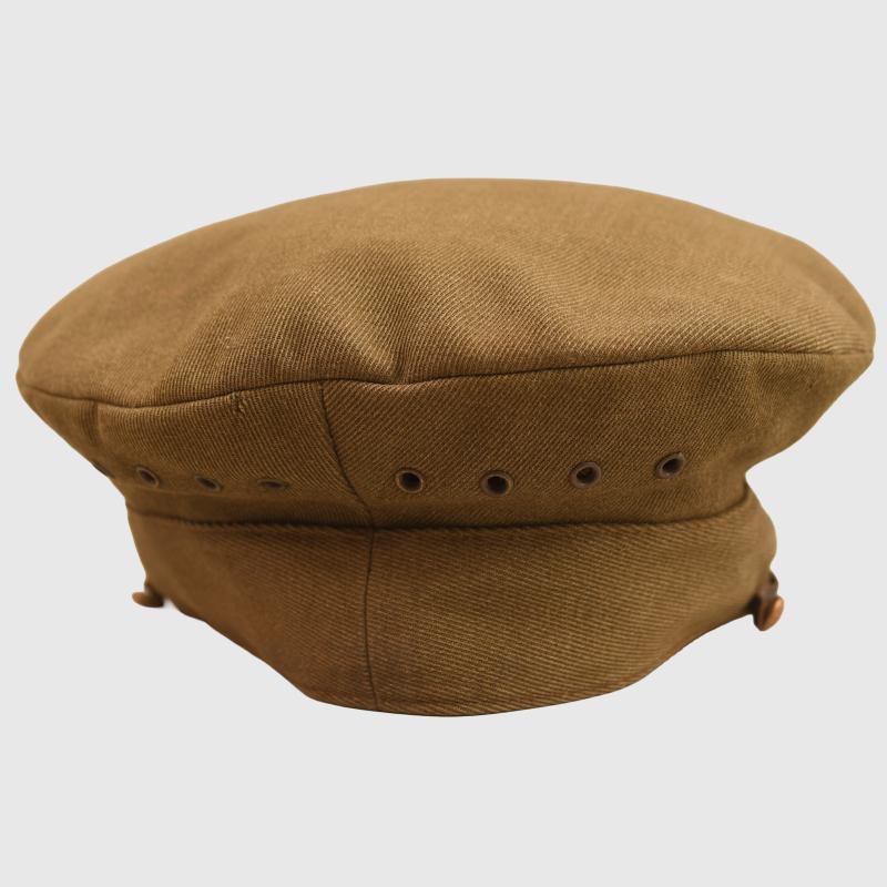 BRITISH WWI OFFICERS TRENCH FLOPPY CAP, DEPOT ISSUED.
