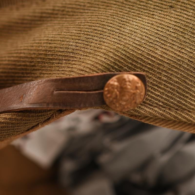 BRITISH WWI OFFICERS TRENCH FLOPPY CAP, DEPOT ISSUED.
