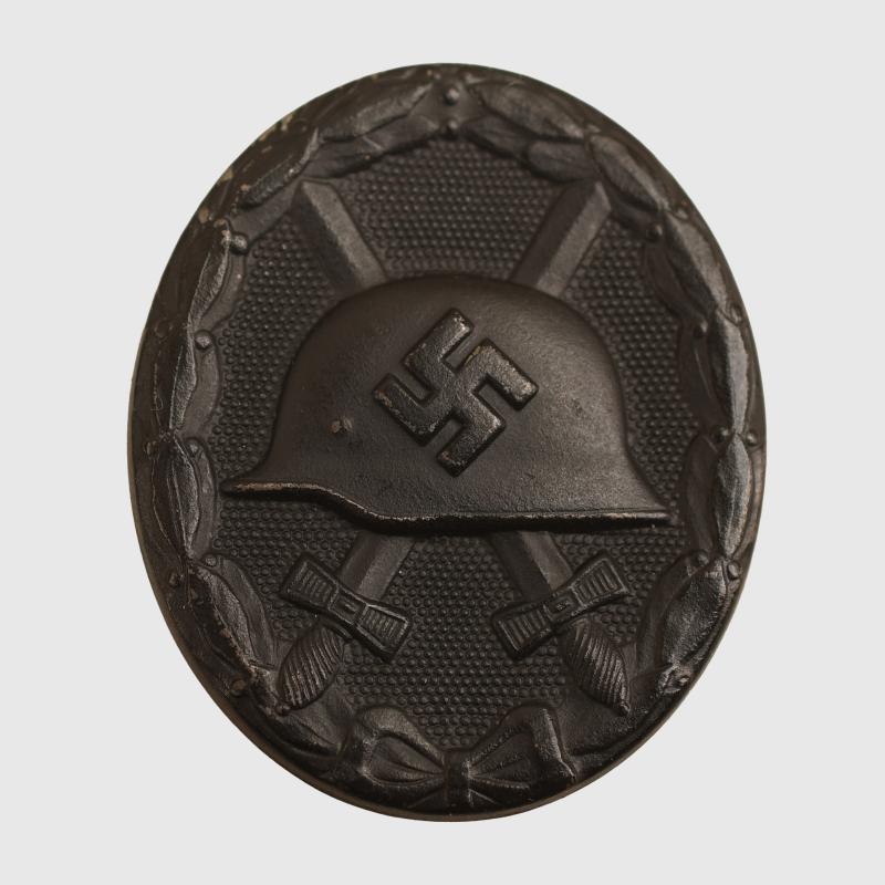 GERMAN WWII WOUND BADGE IN BLACK.