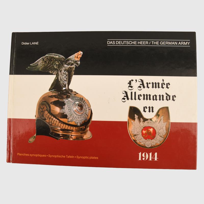 GERMAN WWI PICKELHAUBE BOOK BY DIDIER LAINE.