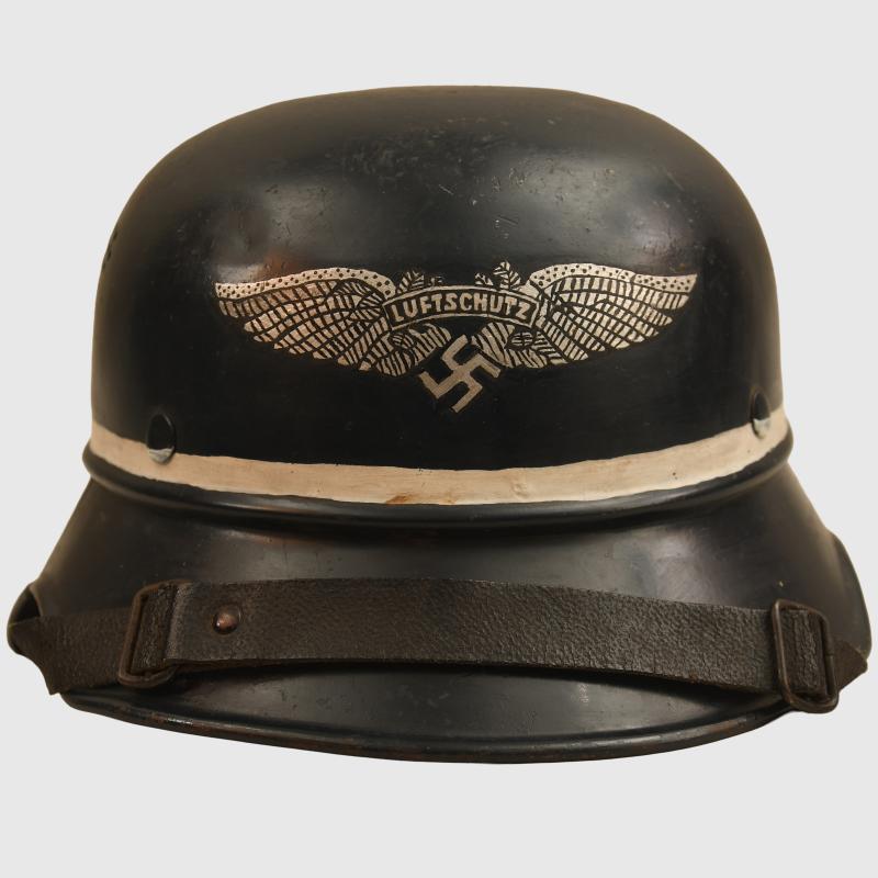 GERMAN WWII LUFTSCHUTZ GLADIATOR HELMET.