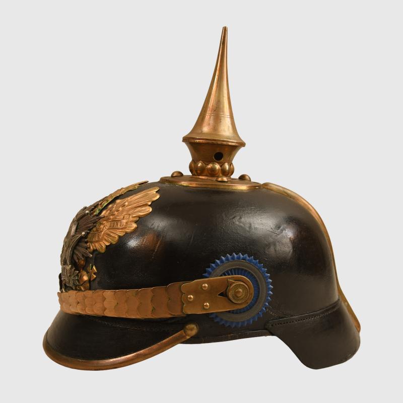 IMPERIAL GERMAN BRUNSWICK INFANTRY REGIMENT 92 1 YEAR VOLUNTEER PICKELHAUBE.