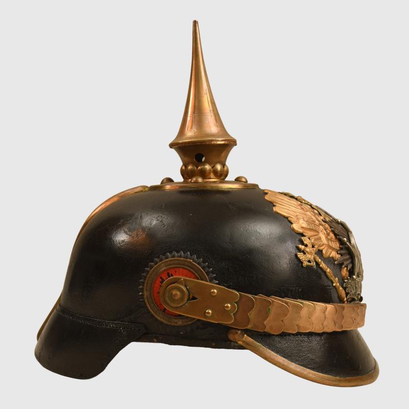 IMPERIAL GERMAN BRUNSWICK INFANTRY REGIMENT 92 1 YEAR VOLUNTEER PICKELHAUBE.