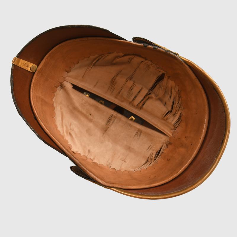 IMPERIAL GERMAN BRUNSWICK INFANTRY REGIMENT 92 1 YEAR VOLUNTEER PICKELHAUBE.