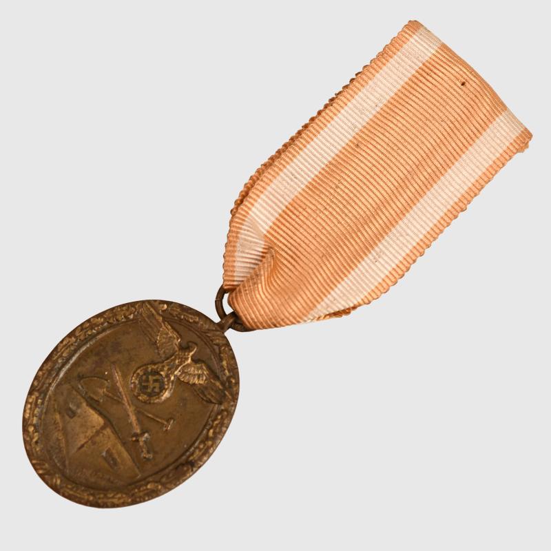 GERMAN WWII WEST WALL MEDAL.