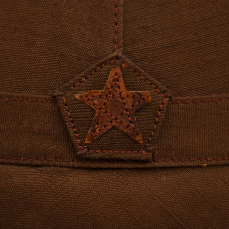 JAPANESE WWII TANKERS HELMET WITH ULTRA RARE GOGGLES.