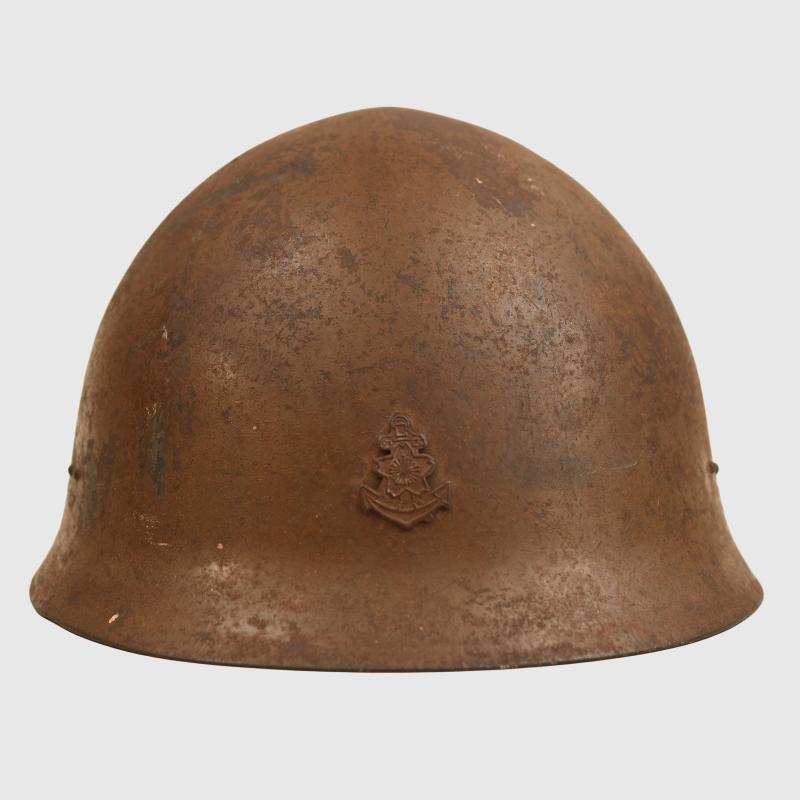 JAPANESE WWII NAVAL COMBAT HELMET.