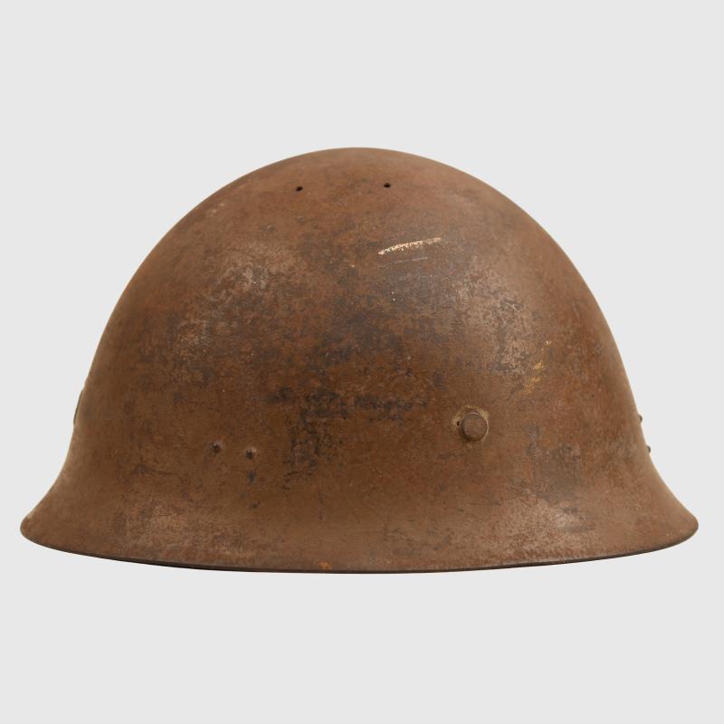 JAPANESE WWII NAVAL COMBAT HELMET.