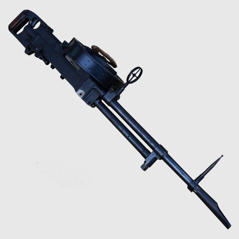 BRITISH WWII VICKERS K GUN, DE-ACTIVATED.