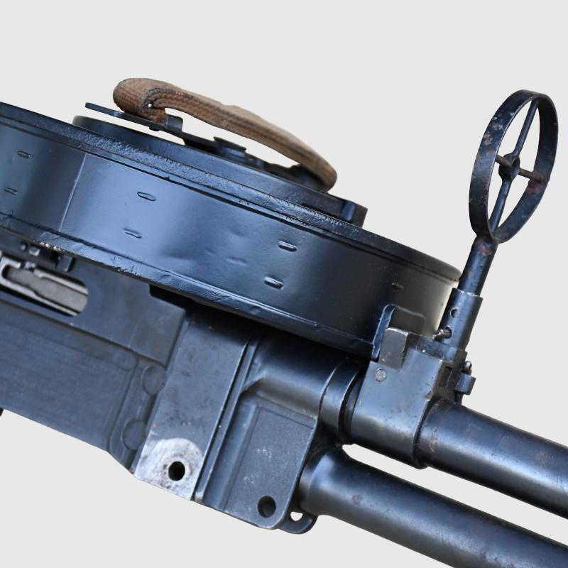 BRITISH WWII VICKERS K GUN, DE-ACTIVATED.