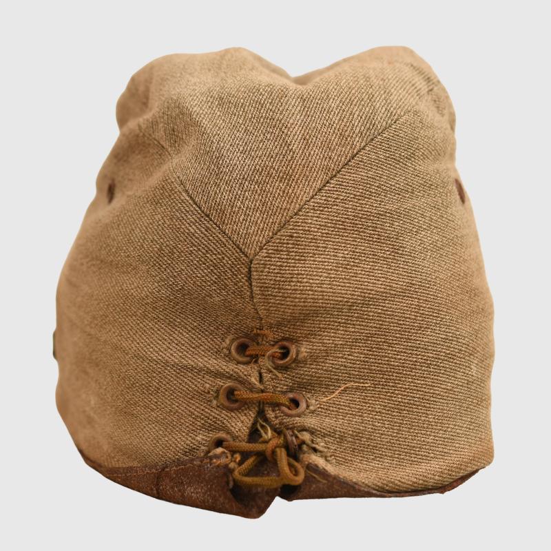 JAPANESE WWII ARMY OFFICERS TROPICAL MATERIAL CAP.