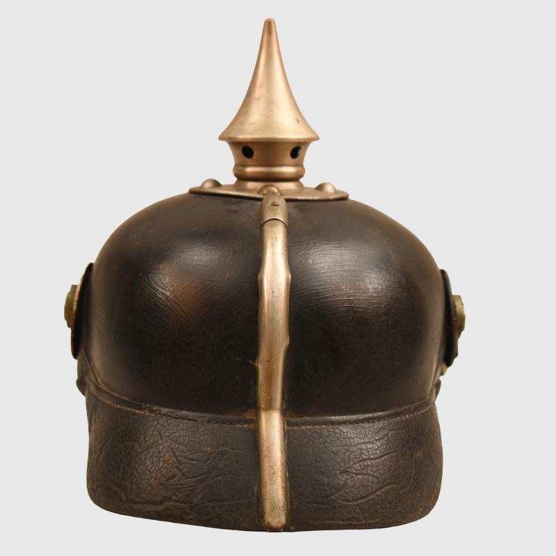 GERMAN WWI SAXON LEIB GRENADIER REGIMENT NO.100 ENLISTED RANKS PICKELHAUBE.