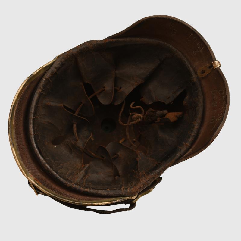 GERMAN WWI SAXON LEIB GRENADIER REGIMENT NO.100 ENLISTED RANKS PICKELHAUBE.