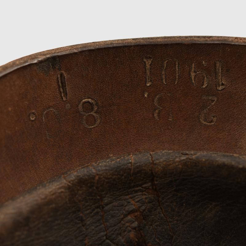 GERMAN WWI SAXON LEIB GRENADIER REGIMENT NO.100 ENLISTED RANKS PICKELHAUBE.