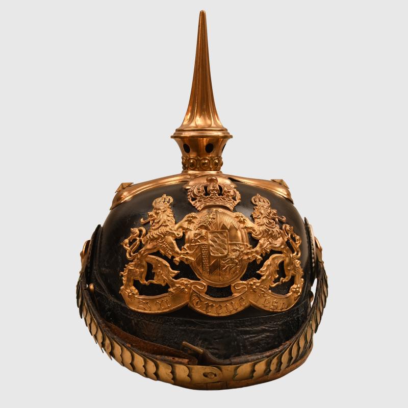 GERMAN WWI BAVARIAN CAVALRY OFF PICKLEHAUBE CASED.