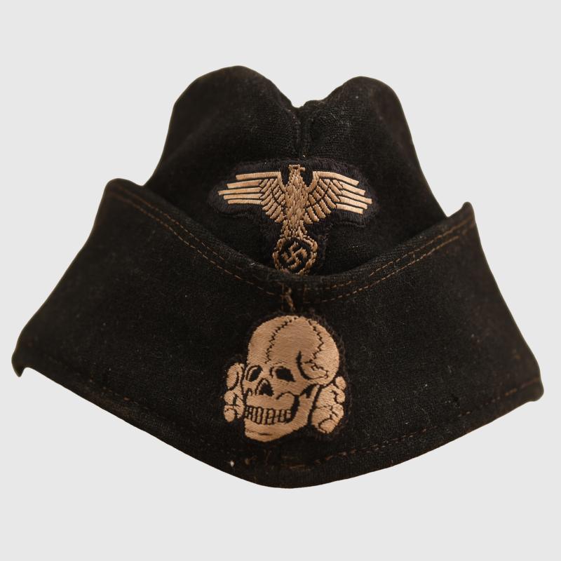 GERMAN WWII WAFFEN SS PANZER OVERSEAS CAP.