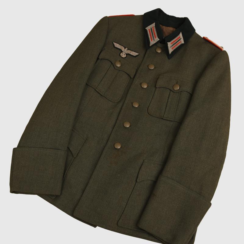 GERMAN WWII GERMAN ARTILLERY OFFICERS M.36 COMBAT TUNIC.