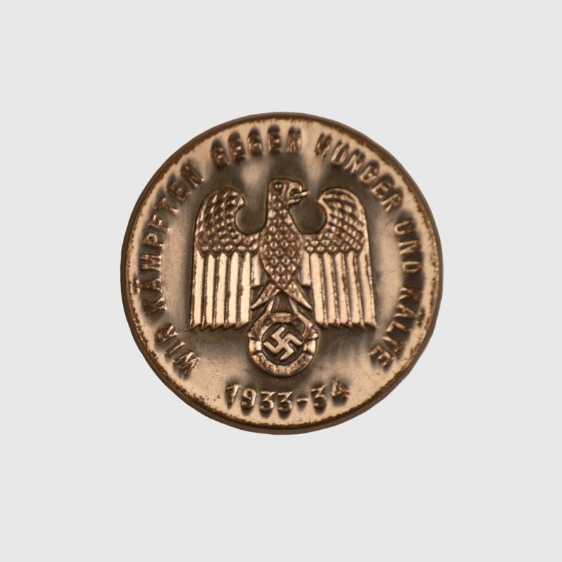 GERMAN WWII WINTER HELP WORK TINNY.