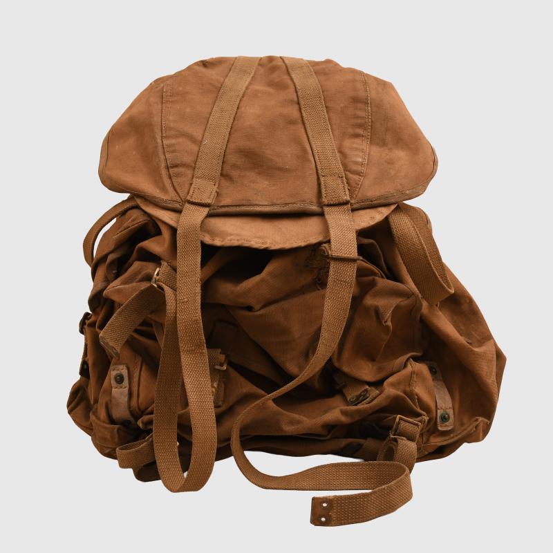 BRITISH WWII BERGEN RUCKSACK USED BY COMMANDO OFFICER LIEUTENANT COLONEL BILL STIRLING.
