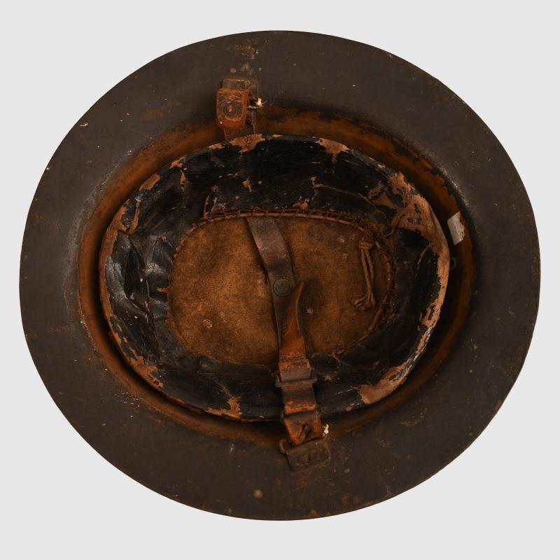 BRITISH WWI SOMERSET LIGHT INFANTRY SOUVENIR HELMET.