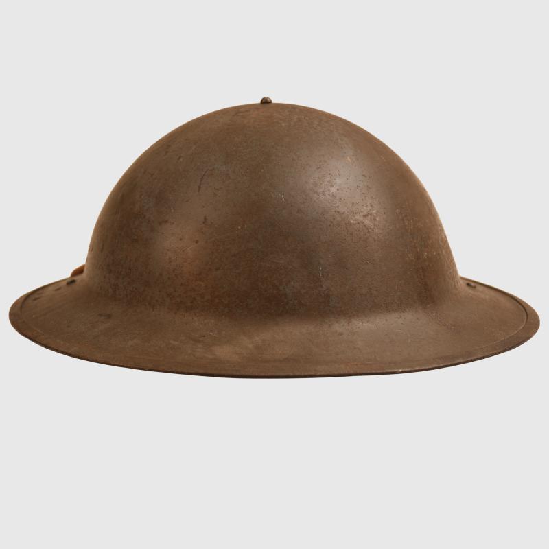 BRITISH WWII GENERAL POST OFFICE BRODIE HELMET.