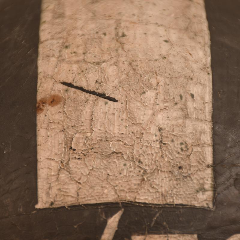 BRITISH WWII W/FC SENIOR FIRE GUARD HOME FRONT BRODIE HELMET.