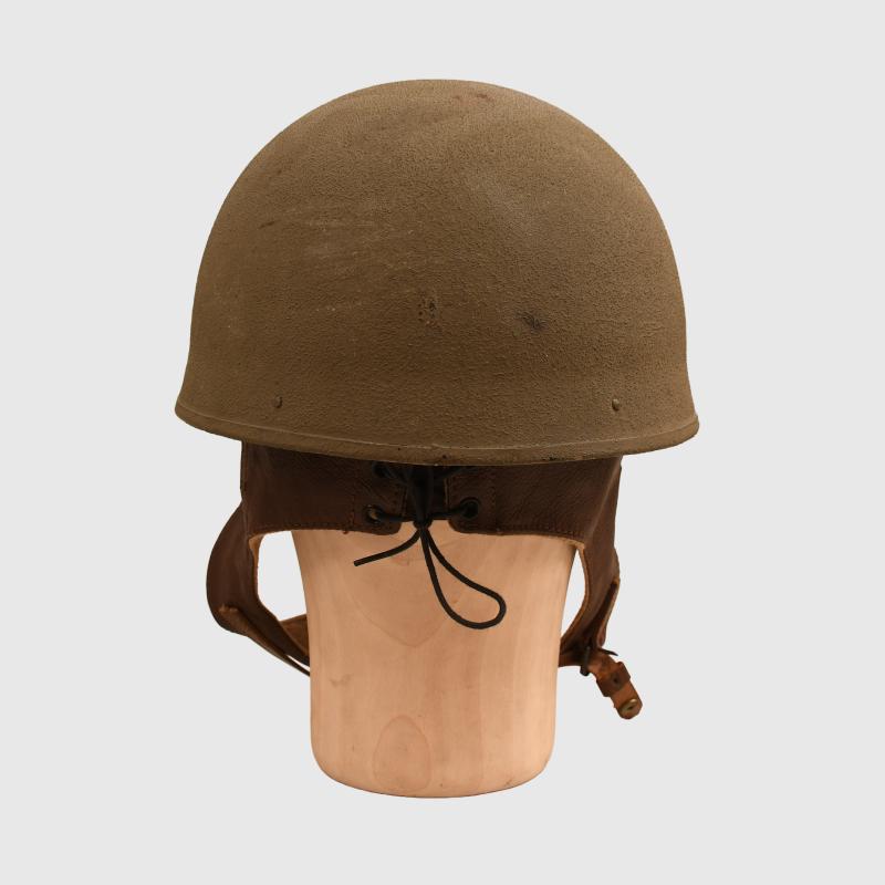 BRITISH WWII DISPATCH RIDERS 1942 DATED MINT CONDITION HELMET.