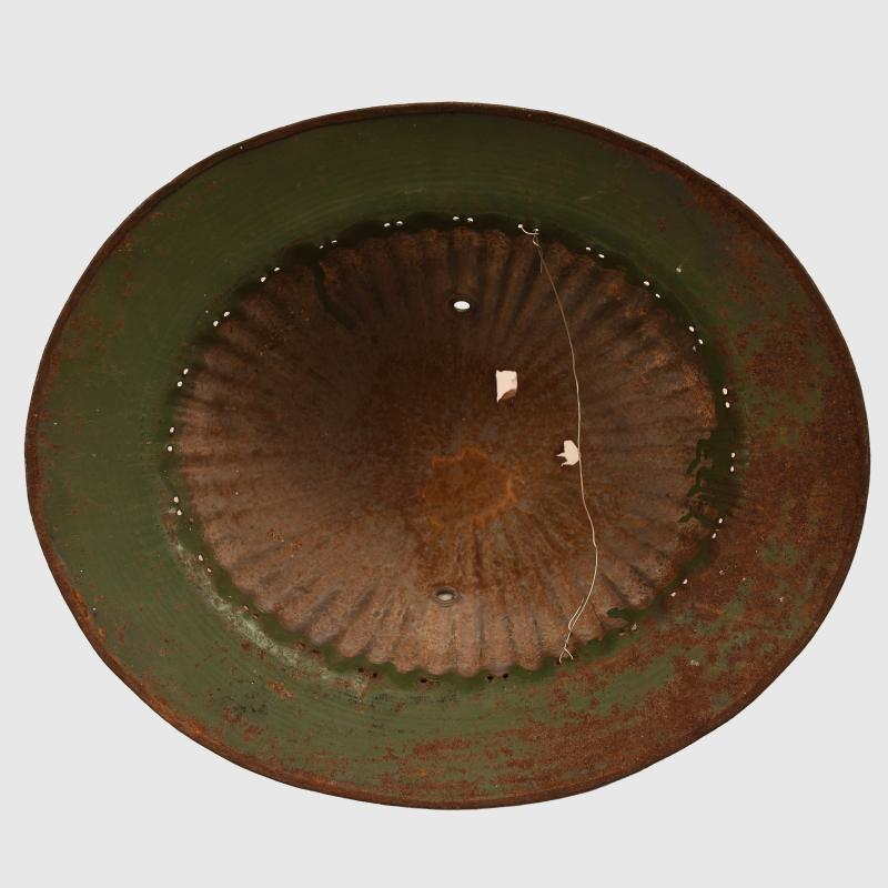 PORTUGUESE SPANISH CIVIL WAR COMBAT HELMET.