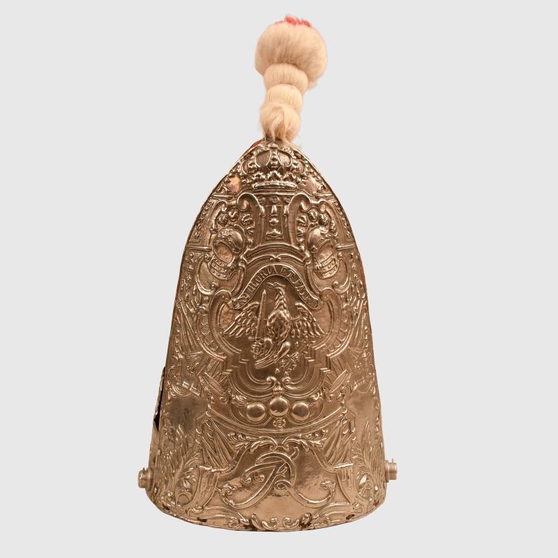 GERMAN WWI 1st GUARD REGIMENT OF FOOT MITRE HELMET.