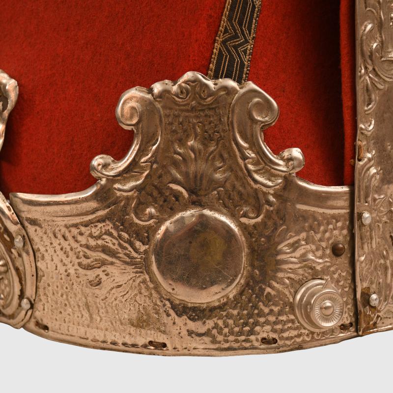 GERMAN WWI 1st GUARD REGIMENT OF FOOT MITRE HELMET.