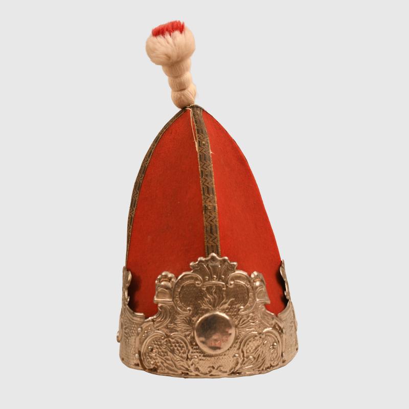 GERMAN WWI 1st GUARD REGIMENT OF FOOT MITRE HELMET.