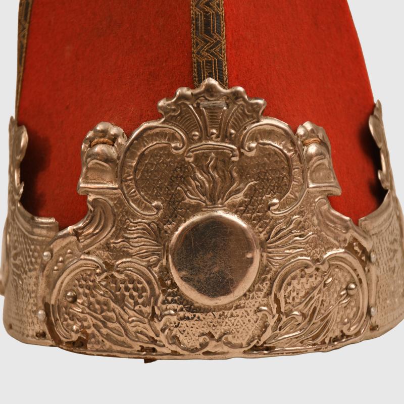 GERMAN WWI 1st GUARD REGIMENT OF FOOT MITRE HELMET.