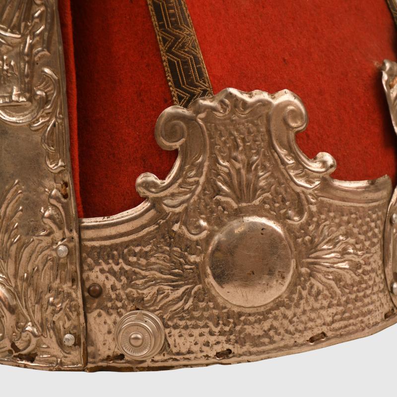 GERMAN WWI 1st GUARD REGIMENT OF FOOT MITRE HELMET.