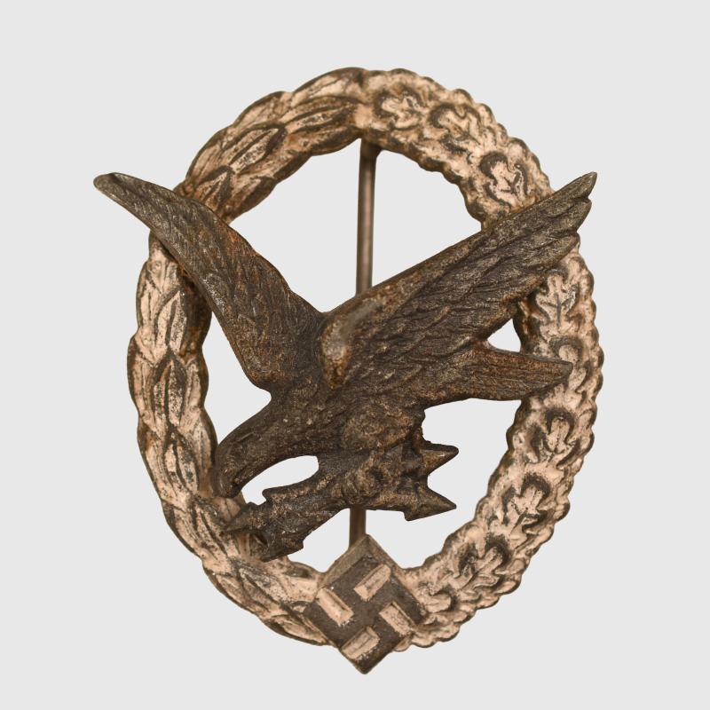 GERMAN WWII LUFTWAFFE RADIO OPERATOR/AIRGUNNER BADGE.