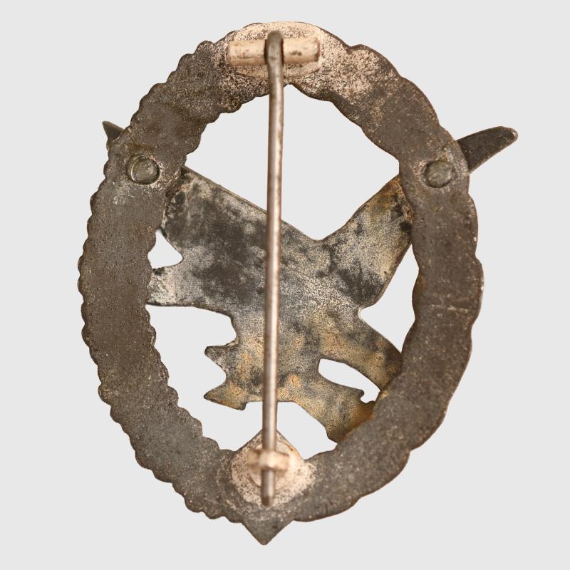 GERMAN WWII LUFTWAFFE RADIO OPERATOR/AIRGUNNER BADGE.