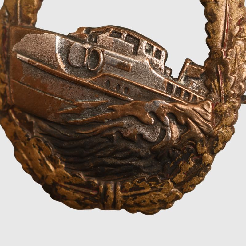 GERMAN WWII KRIEGSMARINE E BOAT BADGE
