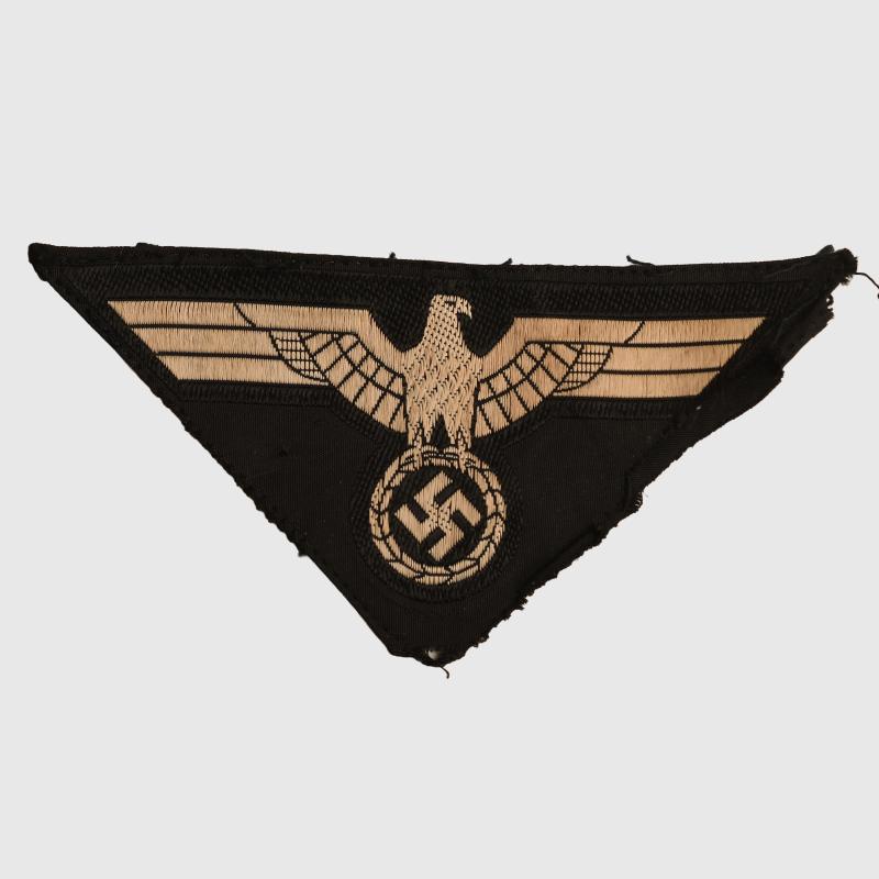 GERMAN WWII ARMY ENLISTED RANKS PANZER WRAP OVER TUNIC EAGLE.