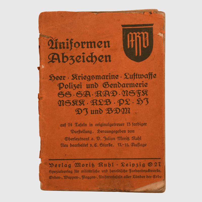 GERMAN WWII UNIFORM ABZEICHEN BY MORITZ RUHL.