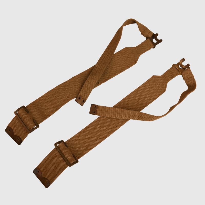 BRITISH WWII PAIR OF L STRAPS.