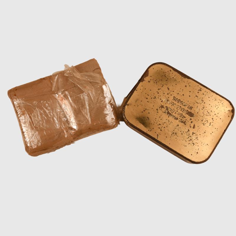 BRITISH WWII UNOPENED EMERGENCY RATION TIN, DATED JULY 44.