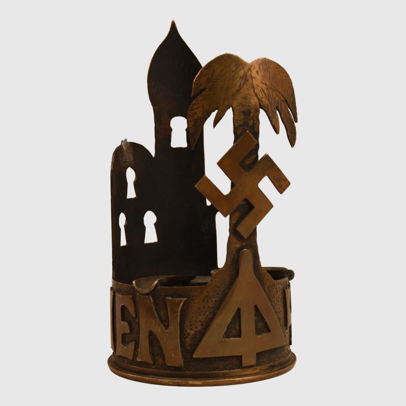 GERMAN WWII 15th PANZER DIVISION TRENCH ART.