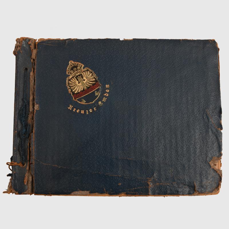 GERMAN WWII CRUISER EMDEN PHOTOGRAPH ALBUM.