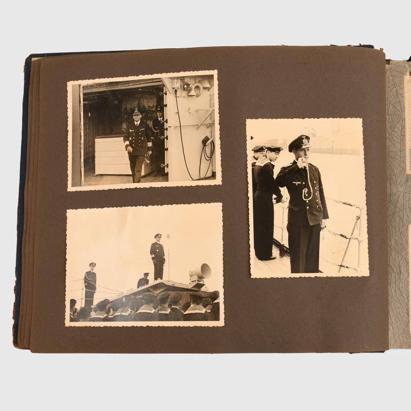 GERMAN WWII CRUISER EMDEN PHOTOGRAPH ALBUM.
