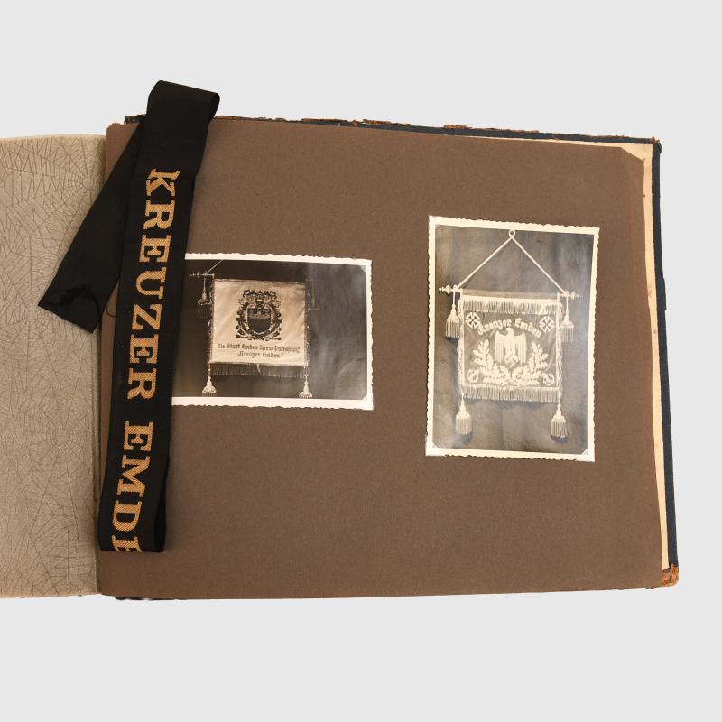 GERMAN WWII CRUISER EMDEN PHOTOGRAPH ALBUM.