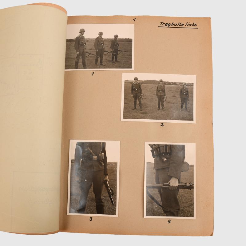 GERMAN WWII INSTRUCTIONAL ALBUM ON TRAINING FOR CLOSE COMBAT FIGHTING.